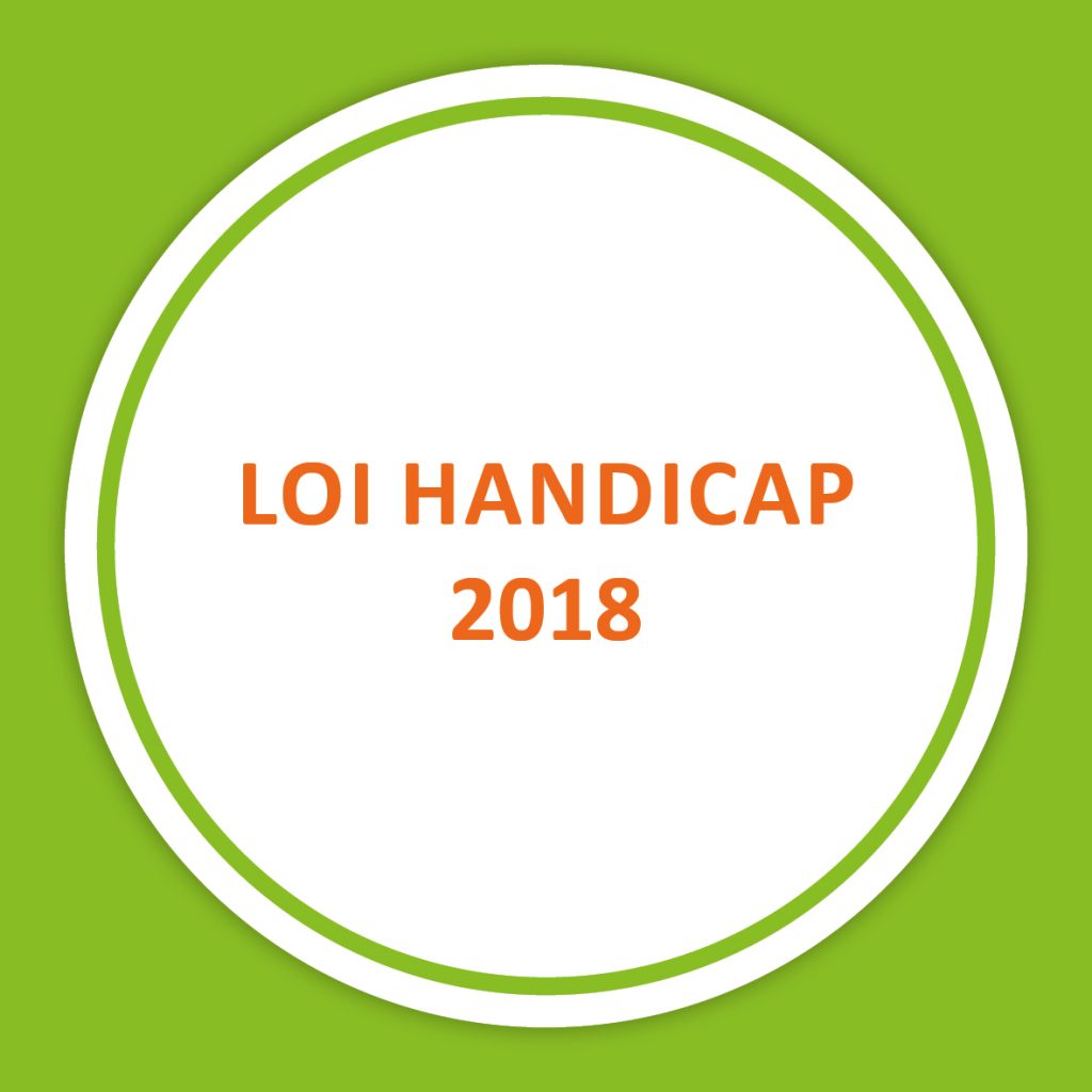 Loi handicap 2018 picto